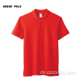 Marke Solid Cotton Revers Mesh Business Polo Shirt